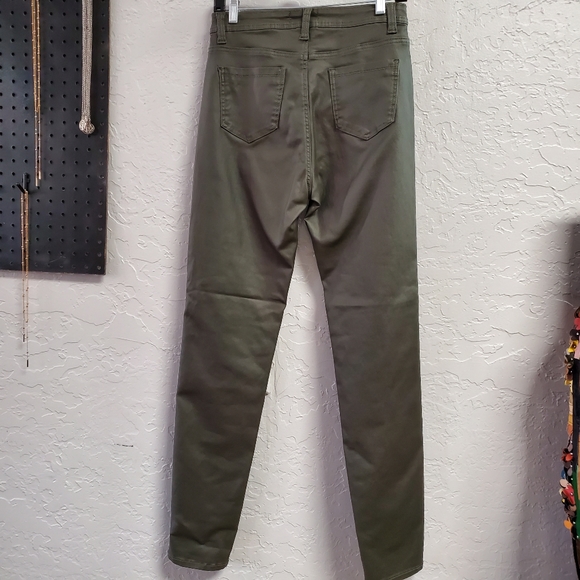 Faux Leather High Waisted Skinny Jeans - Picture 3 of 7